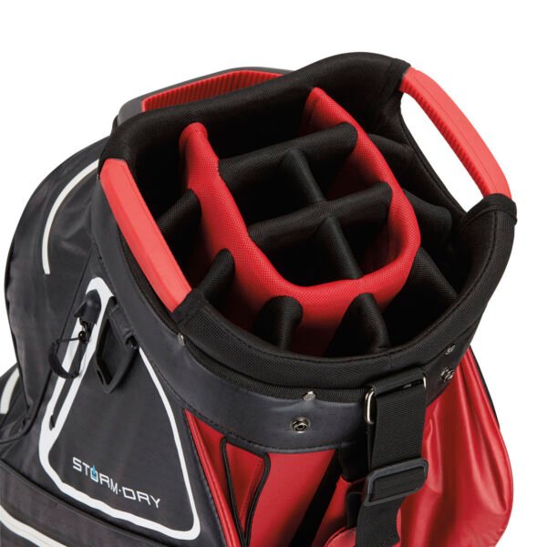 TaylorMade StormDry Waterproof Golfo Krepšys Raudonos sp. - Image 4