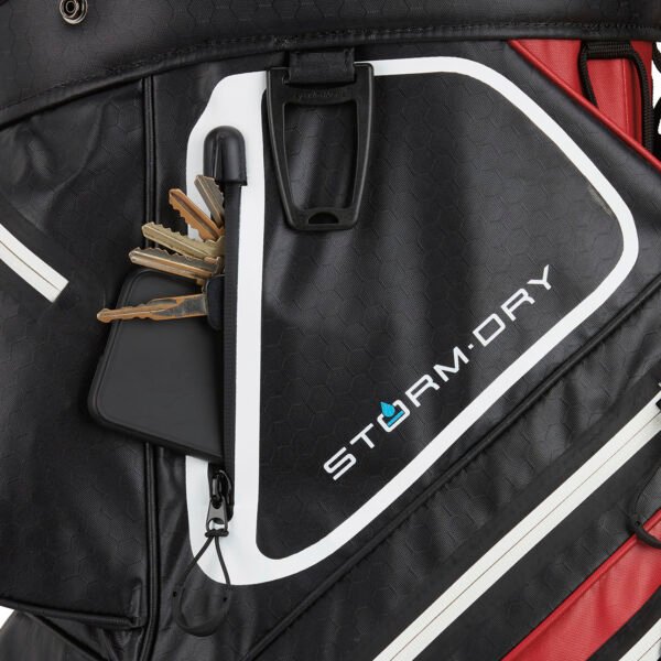 TaylorMade StormDry Waterproof Golfo Krepšys Raudonos sp. - Image 3