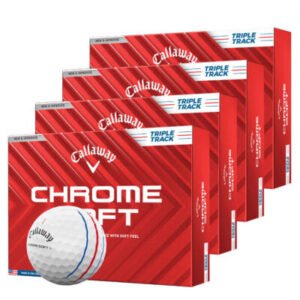 Callaway Chrome Soft Triple Track Golfo Kamuoliukai (4 už 3 kainą)