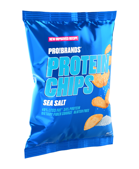 PRO!BRANDS Baltyminiai Traškučiai Su Druska, 50 g (14 vnt.) - Image 2