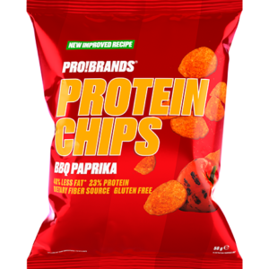 PRO!BRANDS Paprikos Ir Barbecue Skonio Baltyminiai Traškučiai , 50 g (14 vnt.)