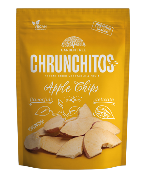 Garden Tree Chrunchitos Šaltyje Džiovintų Obuolių Skiltelės, 30 g (16 vnt.)