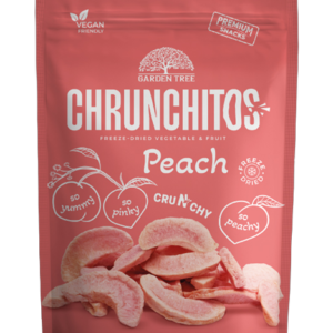 Garden Tree Chrunchitos Šaltyje Džiovintų Persikų Skiltelės, 25 g (16 vnt.)