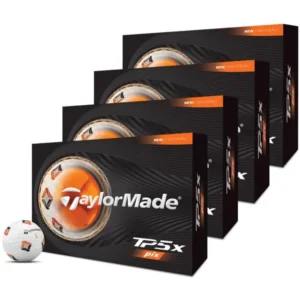 TaylorMade TP5x Pix Golfo Kamuoliukai (4 už 3 kainą)