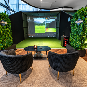 Žaidimas Trackman4 Golfo Simuliatoriumi