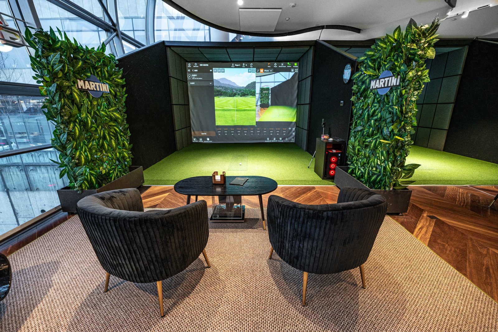 Žaidimas Trackman4 Golfo Simuliatoriumi