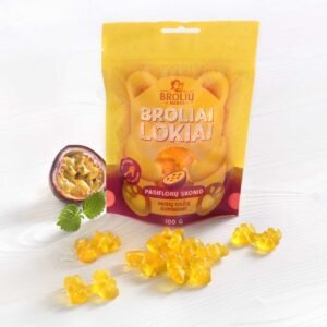 Pasiflorų Skonio Guminukai Su Medumi Broliai Lokiai