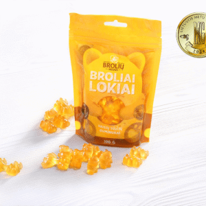 Vaisių Sulčių Guminukai Su Medumi Broliai Lokiai