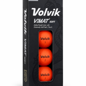 Volvik Power Soft Oranžiniai Golfo Kamuoliukai (3 vnt.)