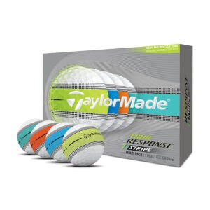 TaylorMade Tour Response Stripe Multi Dz Golfo Kamuoliukai (12 vnt.)