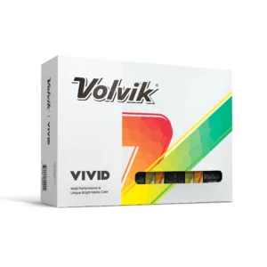 Golfo Kamuoliukai Volvik Vivid Black Dozen