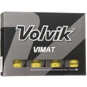 Volvik Vimat Geltoni Matiniai Golfo Kamuoliukai (12 vnt.)