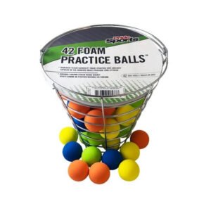 Pride Sports 42 Foam Balls in Bucket Kamuoliukai